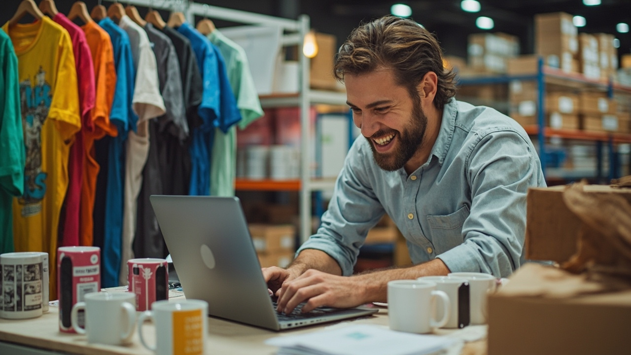 Print-on-Demand с AI в 2026 году: как заработать на продаже кастомных товаров без вложений