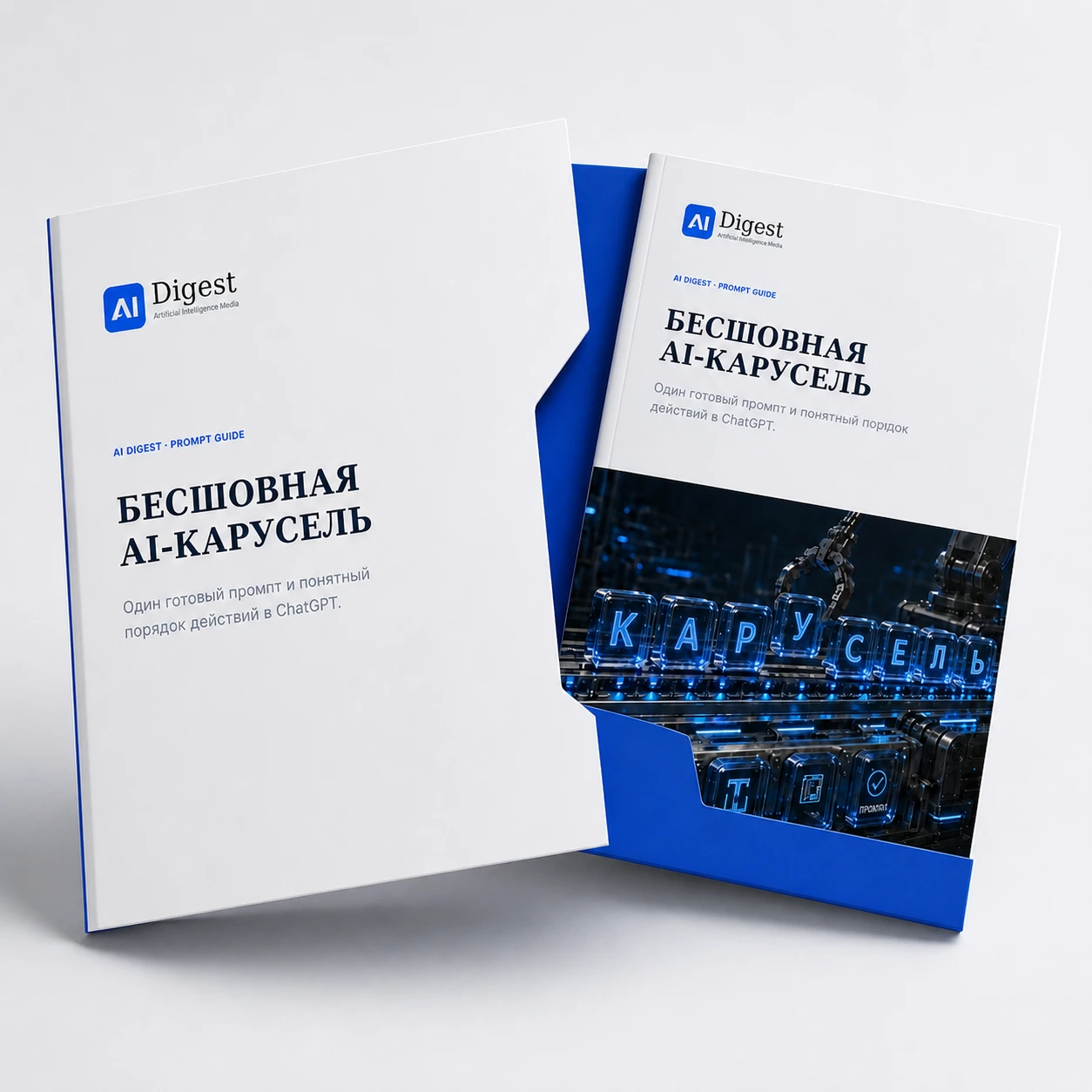 Бесшовная AI-карусель — цифровой схема AI Digest