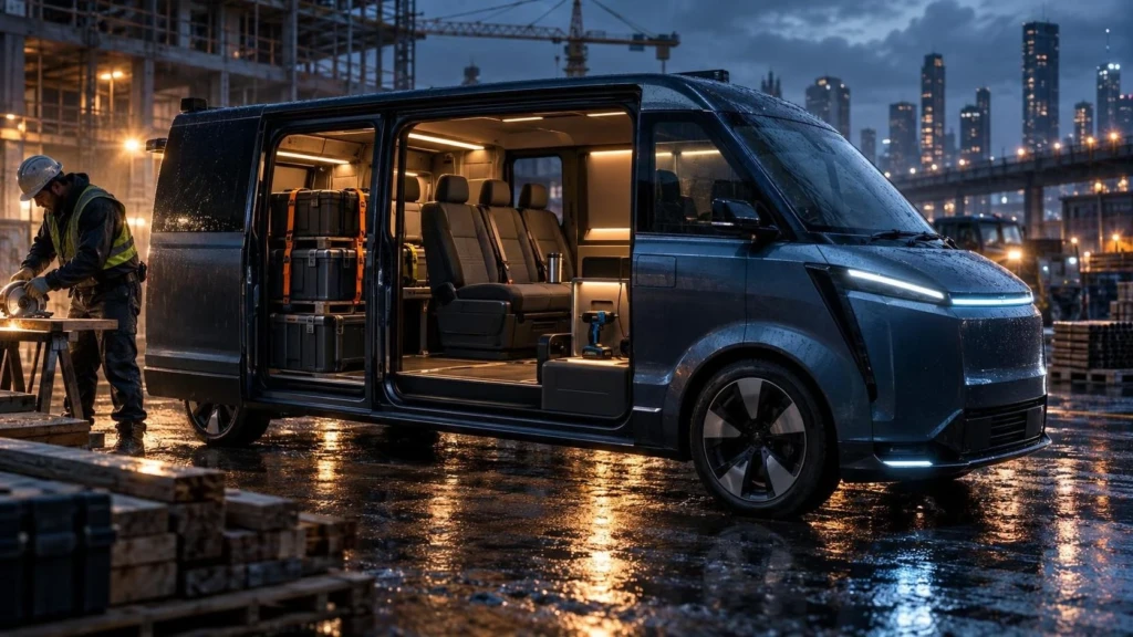 Kia показала электрический фургон PV7: больше места и до 460 км хода