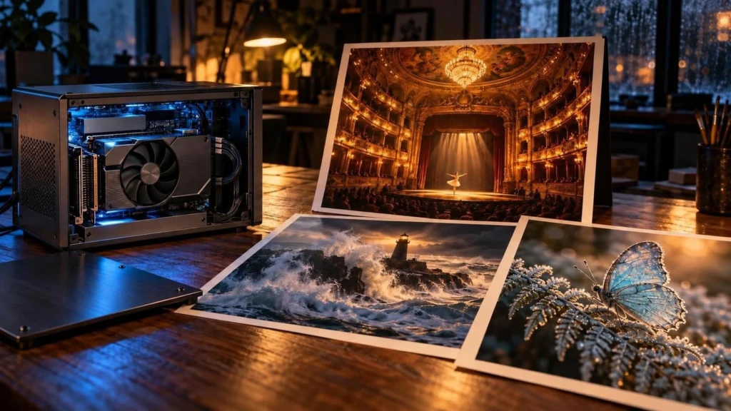 FLUX 3 Image Klein запускается на видеокарте с 8 ГБ памяти